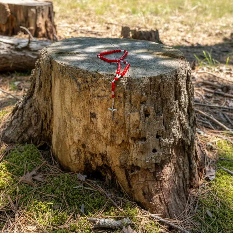 Petit chapelet rouge martyr - Image 6